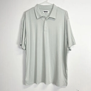 NEW Unison Polo Shirt Mens Size XL Gray Short Sleeve Stretch NWOT